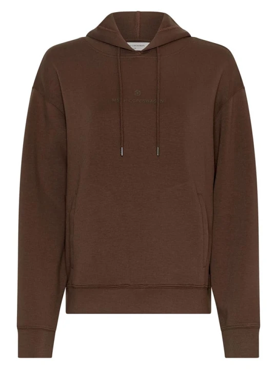 Zdjęcie produktu MOSS COPENHAGEN Bluza "Ima Q" w kolorze ciemnobrązowym rozmiar: XS / S