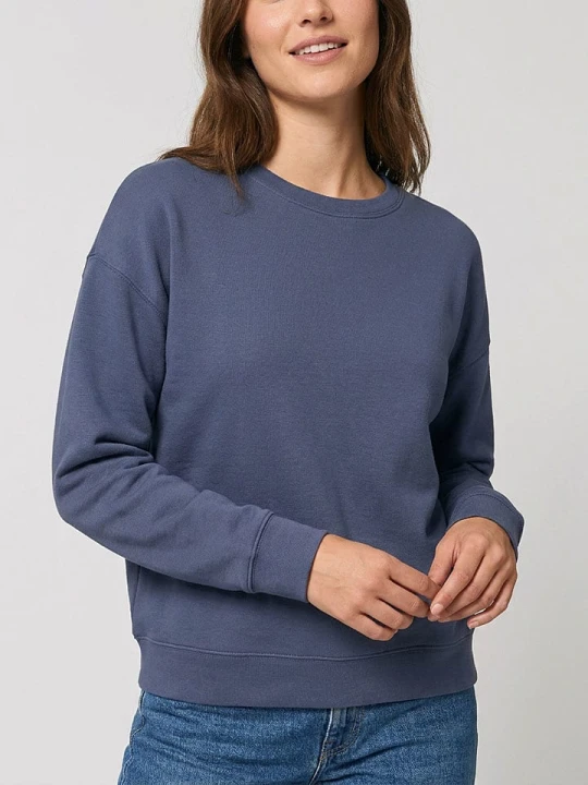 Zdjęcie produktu MOSS COPENHAGEN Bluza "Ima Q" w kolorze niebieskim rozmiar: L / XL