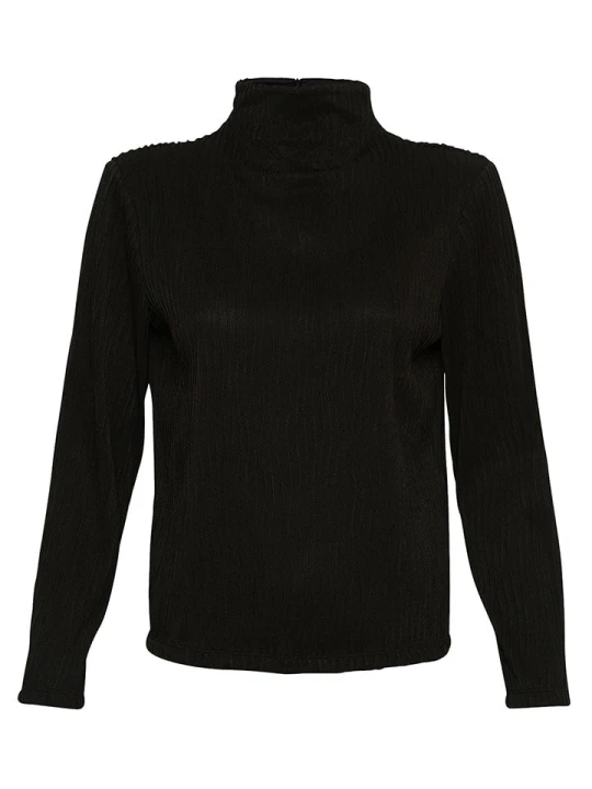 Zdjęcie produktu MOSS COPENHAGEN Bluzka "Ingva" w kolorze czarnym rozmiar: XS / S