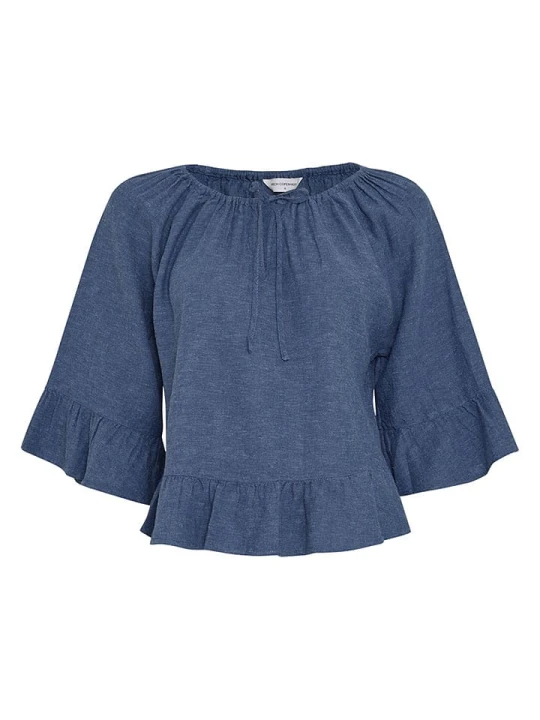Zdjęcie produktu MOSS COPENHAGEN Bluzka "Viana" w kolorze granatowym rozmiar: XL