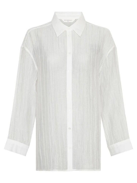 Zdjęcie produktu MOSS COPENHAGEN Bluzka w kolorze białym rozmiar: M/L