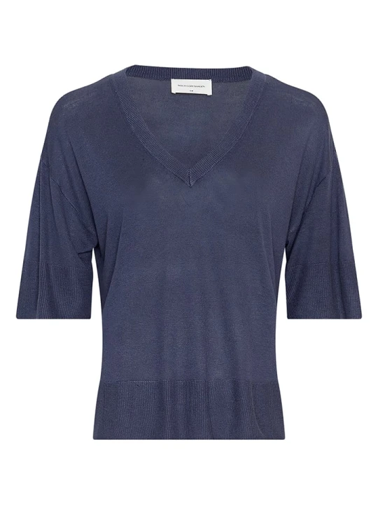 Zdjęcie produktu MOSS COPENHAGEN Bluzka w kolorze granatowym rozmiar: M/L