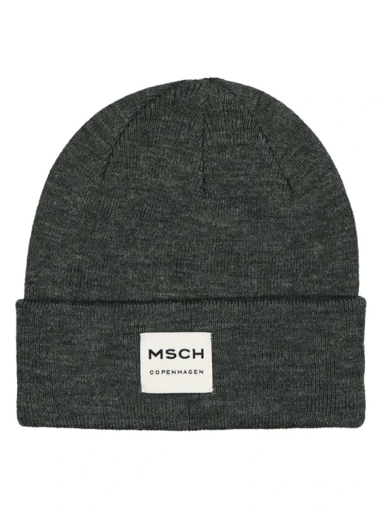 Zdjęcie produktu MOSS COPENHAGEN Czapka beanie "Logo" w kolorze antracytowym rozmiar: onesize