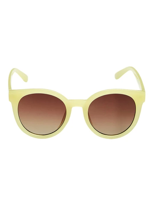 Zdjęcie produktu MOSS COPENHAGEN Damskie okulary przeciwsłoneczne w kolorze jasnobrązowo-żółtym rozmiar: onesize