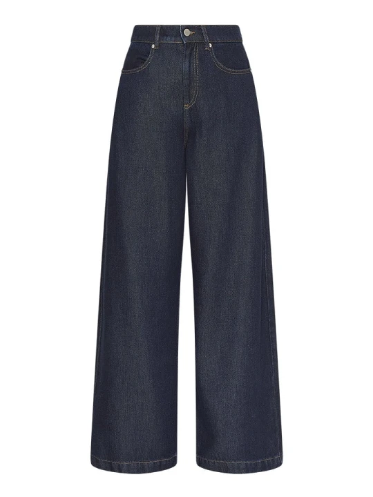 Zdjęcie produktu MOSS COPENHAGEN Dżinsy "Josephine Rue" - Comfort fit - w kolorze granatowym rozmiar: M