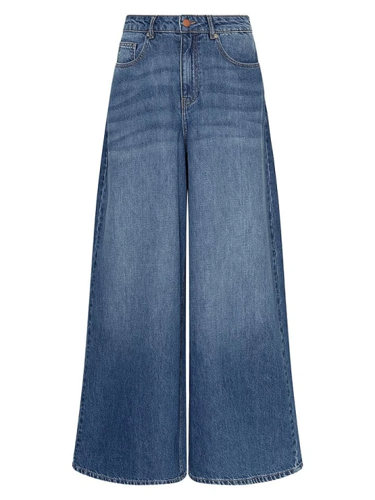 Zdjęcie produktu MOSS COPENHAGEN Dżinsy - Wide leg - w kolorze niebieskim rozmiar: S