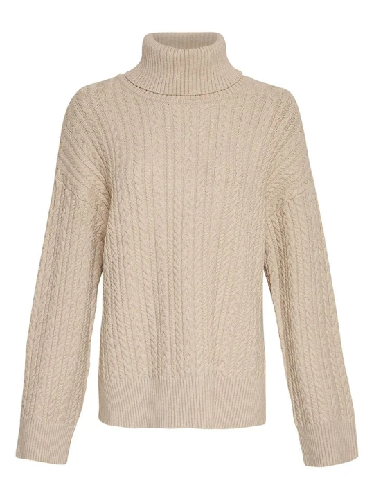 Zdjęcie produktu MOSS COPENHAGEN Golf "Amari" w kolorze beżowym rozmiar: S / M