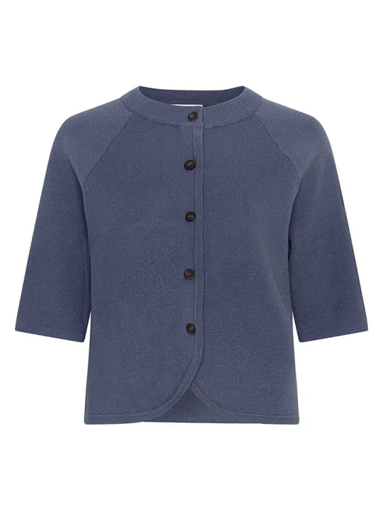 Zdjęcie produktu MOSS COPENHAGEN Kardigan "Aubree East" w kolorze niebieskim rozmiar: M / L