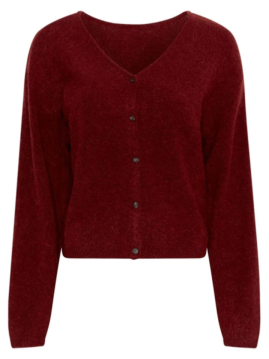Zdjęcie produktu MOSS COPENHAGEN Kardigan "Milania" w kolorze bordowym rozmiar: M / L