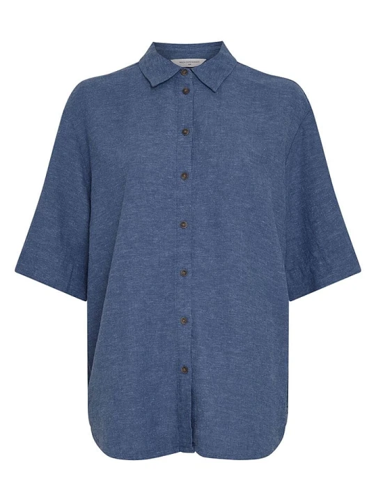 Zdjęcie produktu MOSS COPENHAGEN Koszula "Viana" w kolorze granatowym rozmiar: M / L