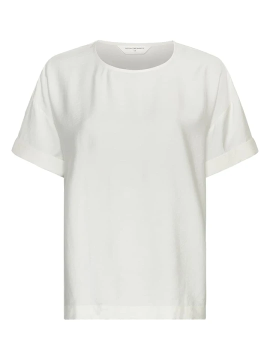 Zdjęcie produktu MOSS COPENHAGEN Koszulka "Basina Amabella" w kolorze białym rozmiar: M / L