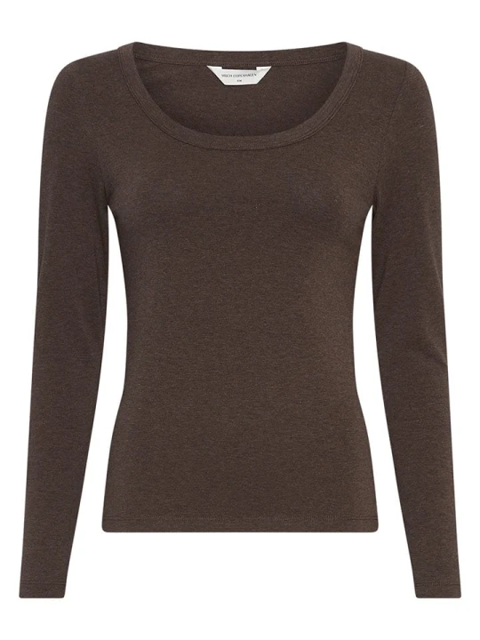 Zdjęcie produktu MOSS COPENHAGEN Koszulka "Kath" w kolorze brązowym rozmiar: L / XL