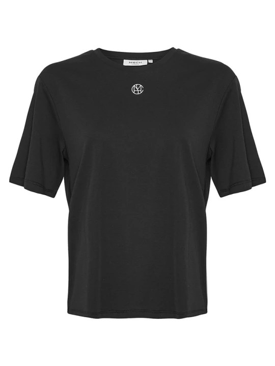 Zdjęcie produktu MOSS COPENHAGEN Koszulka "Melea Icon" w kolorze czarnym rozmiar: L / XL
