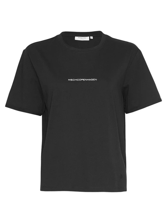 Zdjęcie produktu MOSS COPENHAGEN Koszulka "Terina" w kolorze czarnym rozmiar: M/L