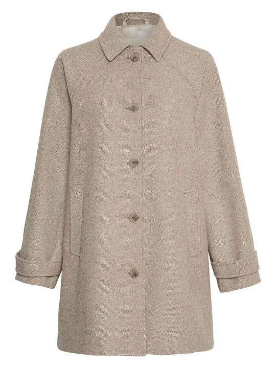 Zdjęcie produktu MOSS COPENHAGEN Kurtka koszulowa "Boone" w kolorze beżowym rozmiar: M / L