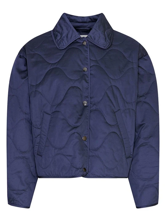 Zdjęcie produktu MOSS COPENHAGEN Kurtka pikowana "Chista" w kolorze granatowym rozmiar: M / L
