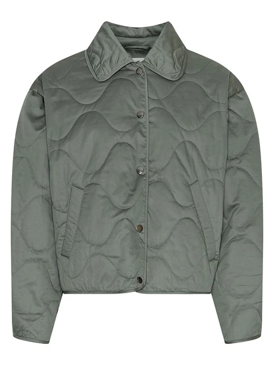 Zdjęcie produktu MOSS COPENHAGEN Kurtka pikowana "Chista" w kolorze khaki rozmiar: S / M