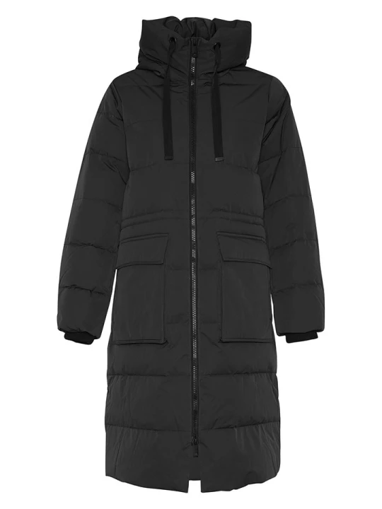 Zdjęcie produktu MOSS COPENHAGEN Płaszcz pikowany "Pavinaria" w kolorze czarnym rozmiar: M / L