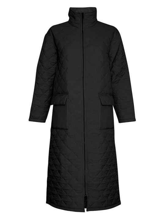 Zdjęcie produktu MOSS COPENHAGEN Płaszcz pikowany "Whitney" w kolorze czarnym rozmiar: XS / S