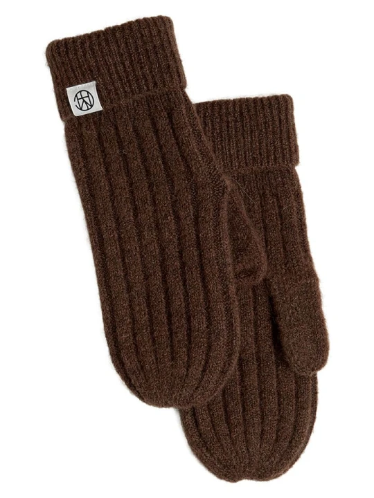 Zdjęcie produktu MOSS COPENHAGEN Rękawiczki "Hope" w kolorze brązowym rozmiar: onesize