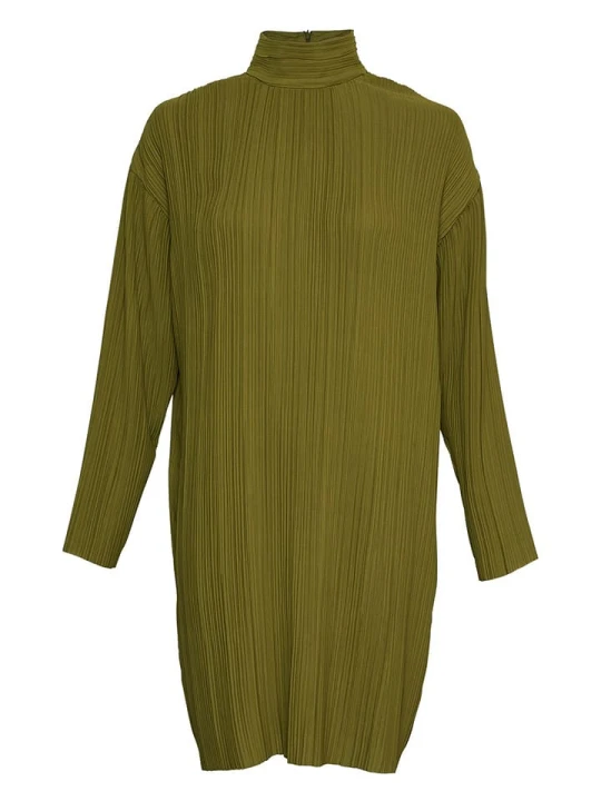 Zdjęcie produktu MOSS COPENHAGEN Sukienka "Bevin" w kolorze khaki rozmiar: L
