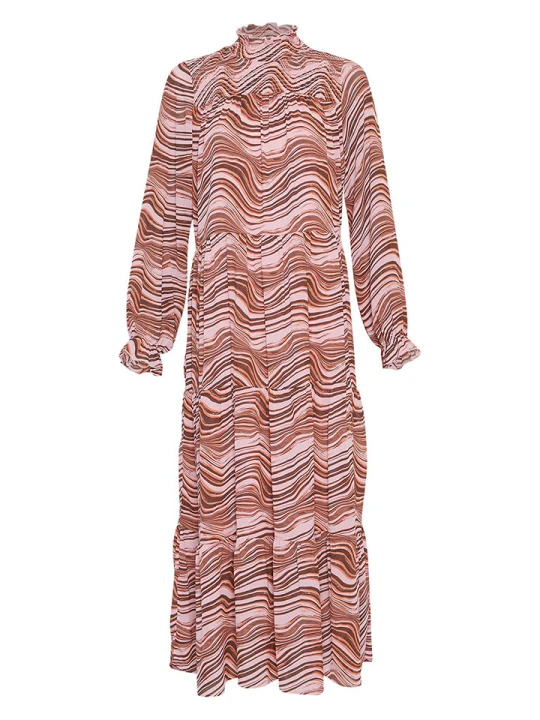 Zdjęcie produktu MOSS COPENHAGEN Sukienka "Panthea" ze wzorem rozmiar: XS colorful