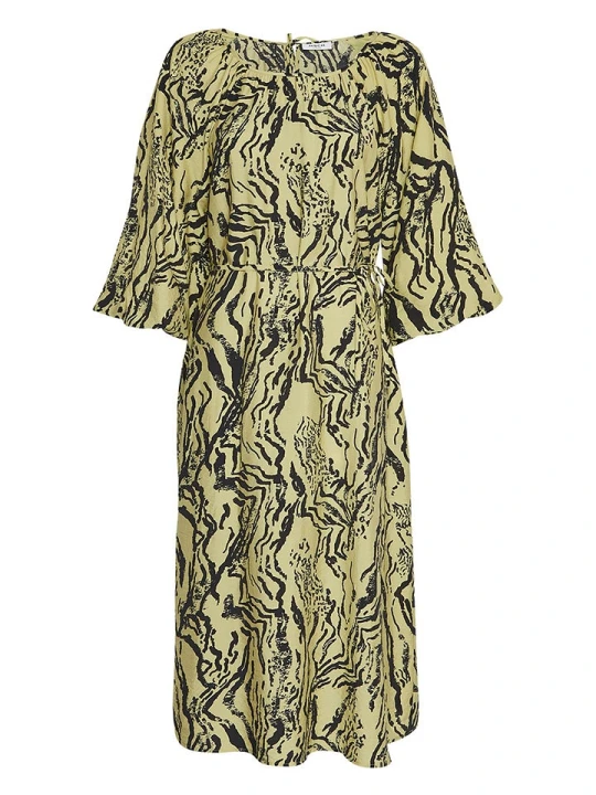 Zdjęcie produktu MOSS COPENHAGEN Sukienka "Theresia Taila" w kolorze zielonym rozmiar: M/L