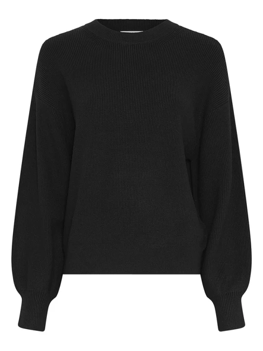 Zdjęcie produktu MOSS COPENHAGEN Sweter "Acentia Rachelle" w kolorze czarnym rozmiar: L / XL