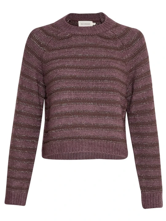 Zdjęcie produktu MOSS COPENHAGEN Sweter "Ardella" w kolorze fioletowym rozmiar: XS/S