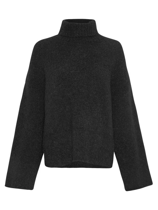 Zdjęcie produktu MOSS COPENHAGEN Sweter "Erica" w kolorze czarnym rozmiar: XS/S