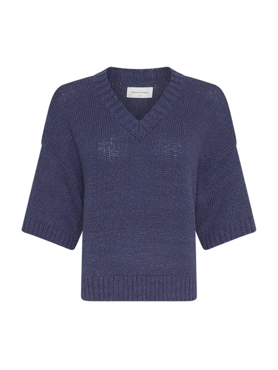 Zdjęcie produktu MOSS COPENHAGEN Sweter "Hannalie" w kolorze granatowym rozmiar: M/L