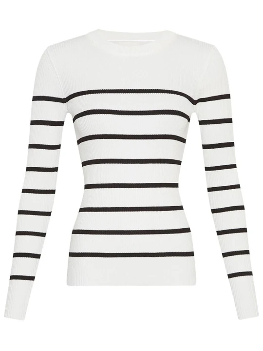 Zdjęcie produktu MOSS COPENHAGEN Sweter "Hasle" w kolorze białym rozmiar: M/L