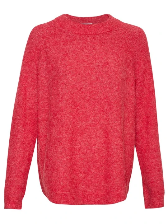 Zdjęcie produktu MOSS COPENHAGEN Sweter "Lessine" w kolorze czerwonym rozmiar: M/L