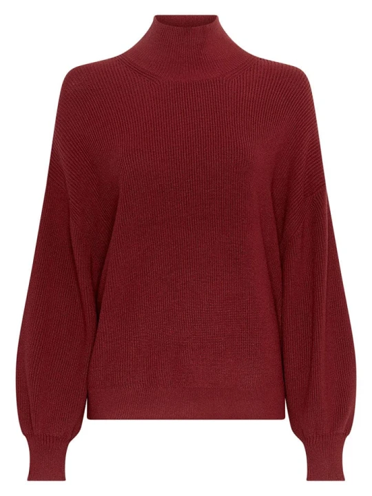 Zdjęcie produktu MOSS COPENHAGEN Sweter "Magnea" w kolorze bordowym rozmiar: L/XL