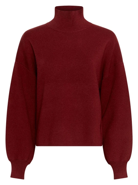 Zdjęcie produktu MOSS COPENHAGEN Sweter "Mercy" w kolorze bordowym rozmiar: L / XL