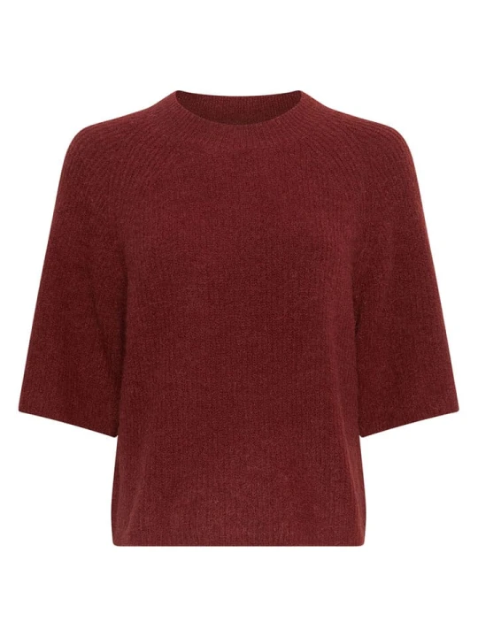 Zdjęcie produktu MOSS COPENHAGEN Sweter "Milania" w kolorze bordowym rozmiar: M / L