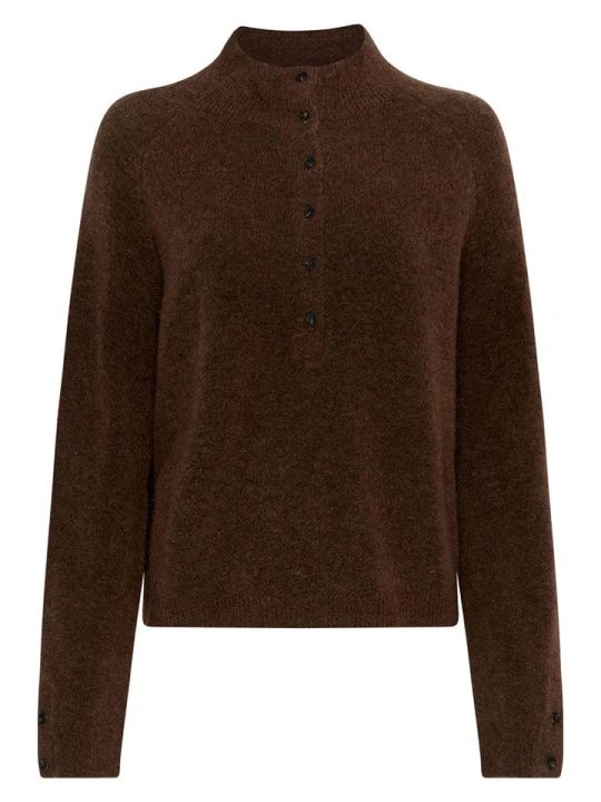 Zdjęcie produktu MOSS COPENHAGEN Sweter "Milania" w kolorze brązowym rozmiar: XS / S