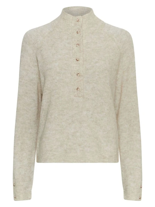 Zdjęcie produktu MOSS COPENHAGEN Sweter "Milania" w kolorze kremowym rozmiar: M/L