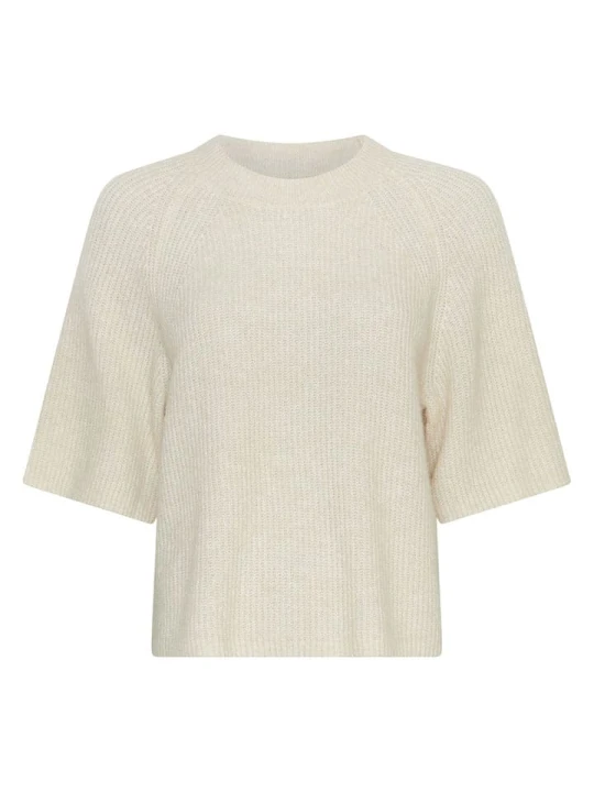 Zdjęcie produktu MOSS COPENHAGEN Sweter "Milania" w kolorze kremowym rozmiar: M/L