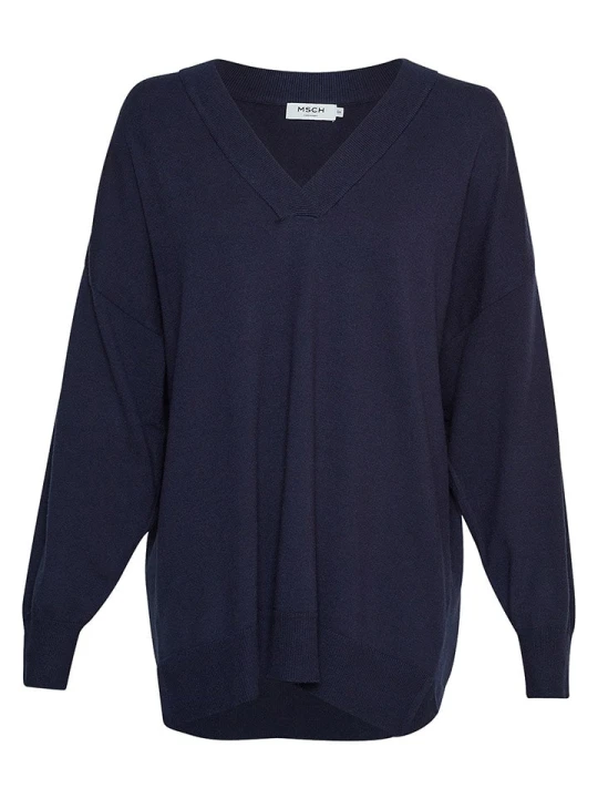 Zdjęcie produktu MOSS COPENHAGEN Sweter "Neila Rachelle" w kolorze granatowym rozmiar: XS/S