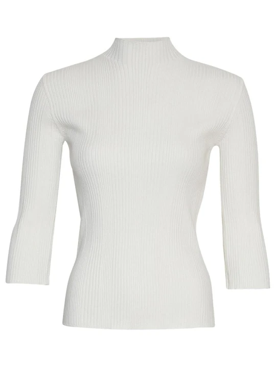 Zdjęcie produktu MOSS COPENHAGEN Sweter "Vendela Rachelle" w kolorze białym rozmiar: S/M