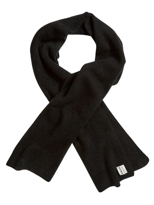 Zdjęcie produktu MOSS COPENHAGEN Szal "Hope" w kolorze czarnym - 230 x 45 cm rozmiar: onesize