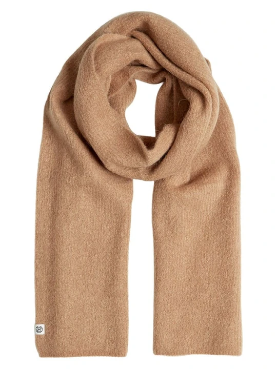 Zdjęcie produktu MOSS COPENHAGEN Szal "Hope" w kolorze karmelowym rozmiar: onesize