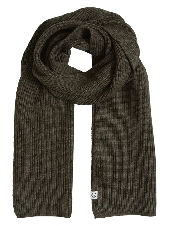 Zdjęcie produktu MOSS COPENHAGEN Szal "Rachelle" w kolorze khaki rozmiar: onesize