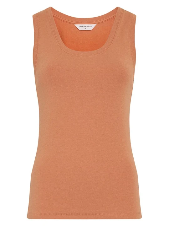 Zdjęcie produktu MOSS COPENHAGEN Top w kolorze karmelowym rozmiar: S / M