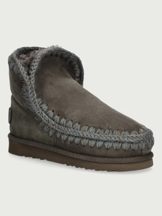 Zdjęcie produktu Mou Eskimo 18 Glitter Logo śniegowce damskie zamszowe zielony