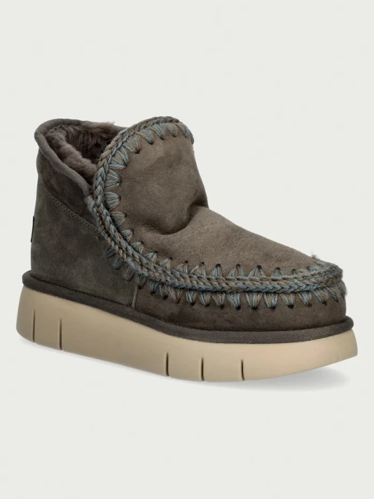 Zdjęcie produktu Mou Eskimo Bounce Sneaker śniegowce damskie zamszowe szary