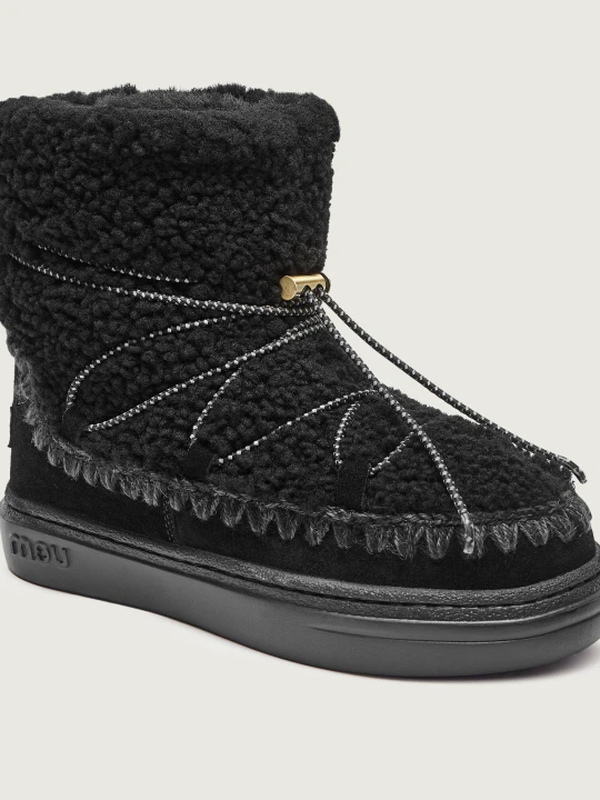 Zdjęcie produktu MOU Śniegowce Eskimo | zamsz | shearling czarny