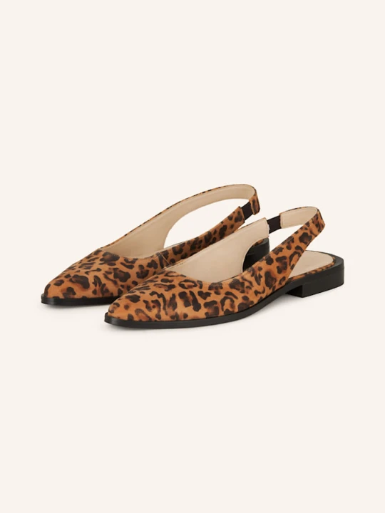 Zdjęcie produktu Mrs & Hugs Baleriny Z Odkrytą Piętą beige
