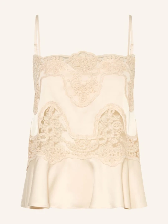 Zdjęcie produktu Mrs & Hugs Bluzka Z Koronką beige